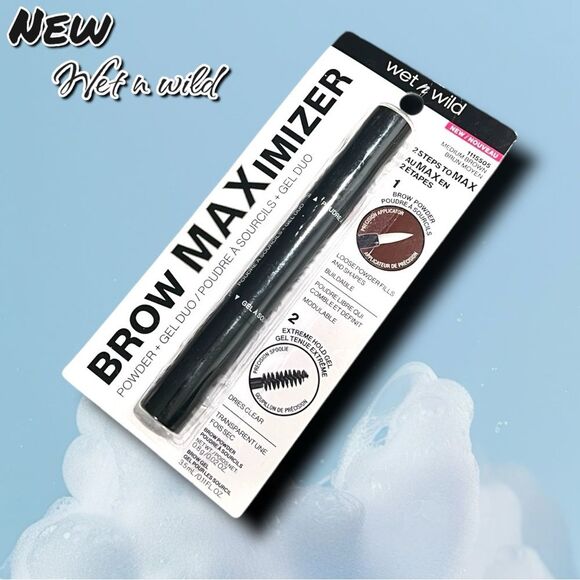 💝NEW Wet n Wild Brow Maximizer Powder + Gel Duo – Medium Brown - Picture 6 of 6